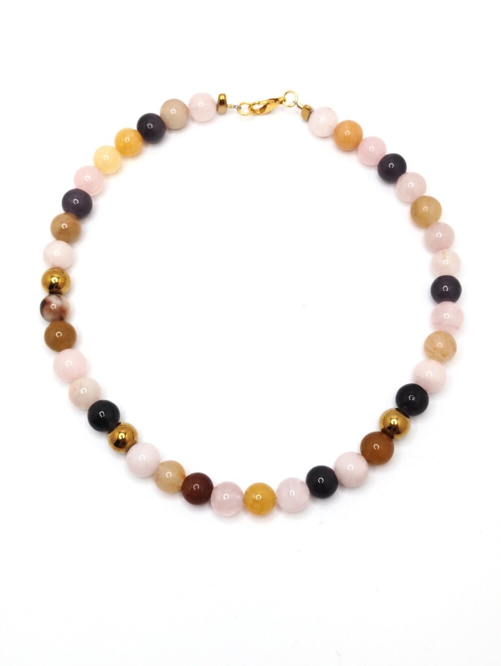 381MIDALANE Semi-Precious Quartz Choker
